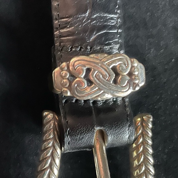 Brighton Black and Silver Women's Belt - Picture 5 of 6